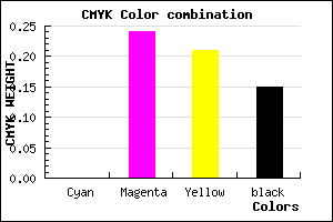 #D9A5AB color CMYK mixer