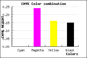 #D9A5B6 color CMYK mixer