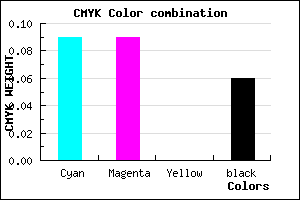 #D9D9EF color CMYK mixer