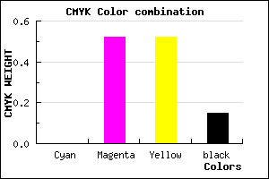 #DA6868 color CMYK mixer