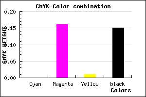 #DAB8D8 color CMYK mixer