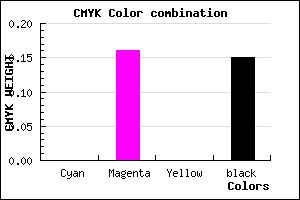 #DAB8D9 color CMYK mixer