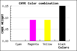 #DAC6C6 color CMYK mixer