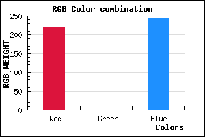 rgb background color #DB00F2 mixer