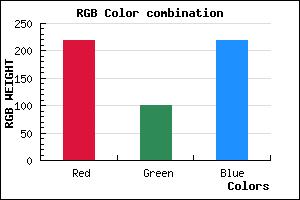 rgb background color #DB64DB mixer