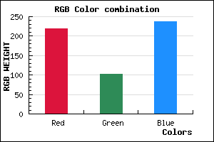 rgb background color #DB66ED mixer