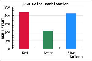 rgb background color #DB6BD4 mixer