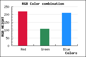rgb background color #DB6CD2 mixer