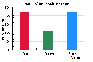 rgb background color #DB6DDD mixer