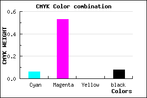#DB6DEA color CMYK mixer