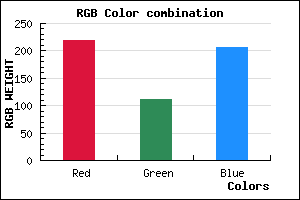 rgb background color #DB70CF mixer