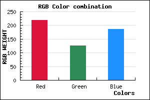 rgb background color #DB7EBA mixer