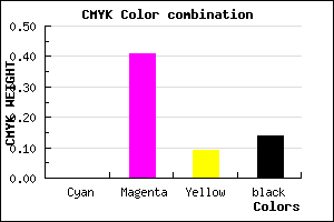 #DB82C8 color CMYK mixer