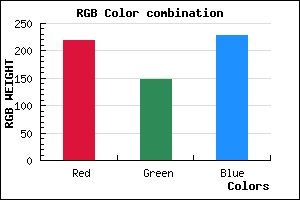 rgb background color #DB94E4 mixer