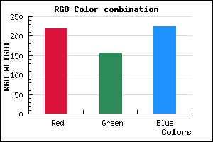 rgb background color #DB9DE1 mixer