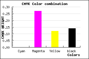 #DB9FC1 color CMYK mixer