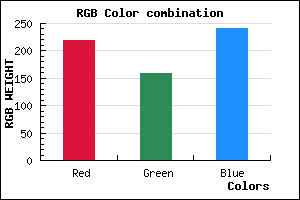rgb background color #DB9FF1 mixer