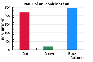 rgb background color #DB12F4 mixer
