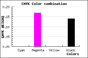 #DBB5DB color CMYK mixer