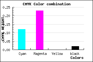 #DBC0FA color CMYK mixer