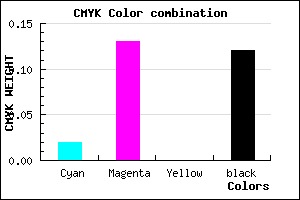 #DBC2E0 color CMYK mixer