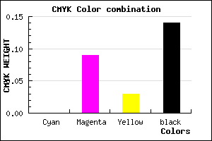 #DBC7D5 color CMYK mixer
