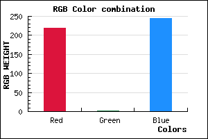 rgb background color #DB02F5 mixer