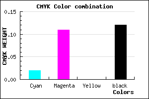 #DBC8E0 color CMYK mixer