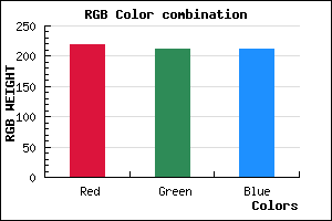 rgb background color #DBD3D3 mixer