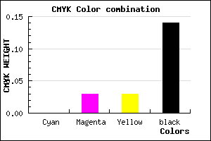 #DBD4D4 color CMYK mixer