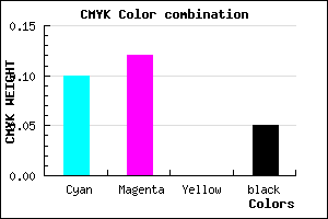 #DBD4F2 color CMYK mixer