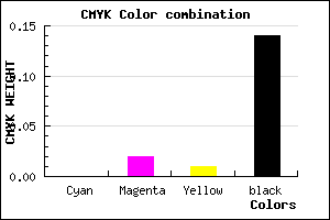 #DBD7D9 color CMYK mixer