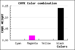 #DBD8DC color CMYK mixer
