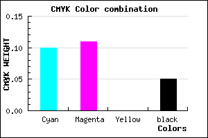 #DBD8F2 color CMYK mixer