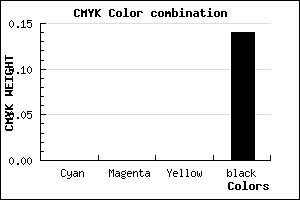 #DBDADA color CMYK mixer