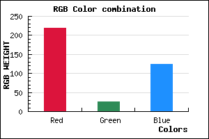rgb background color #DB197C mixer