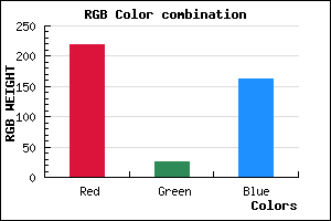 rgb background color #DB19A2 mixer