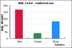 rgb background color #DB2882 mixer