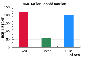 rgb background color #DB36C5 mixer
