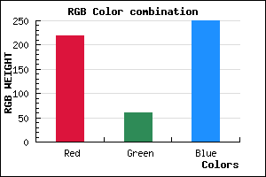 rgb background color #DB3DFA mixer