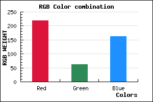 rgb background color #DB3EA2 mixer