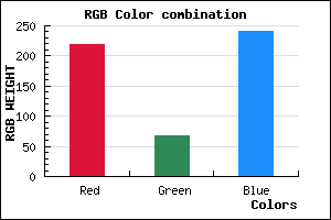 rgb background color #DB44F0 mixer