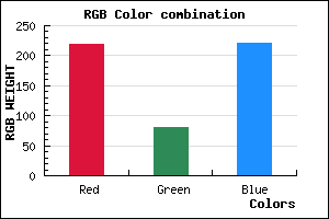 rgb background color #DB50DC mixer
