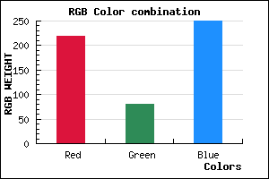 rgb background color #DB51FA mixer