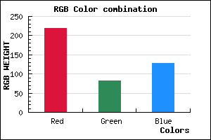 rgb background color #DB5380 mixer