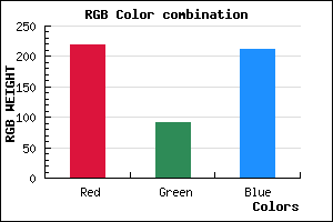 rgb background color #DB5BD3 mixer