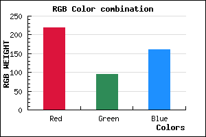 rgb background color #DB5EA0 mixer