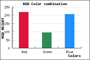 rgb background color #DB5ECE mixer