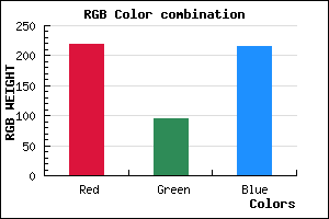 rgb background color #DB5ED7 mixer