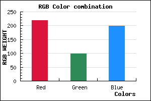 rgb background color #DB62C6 mixer
